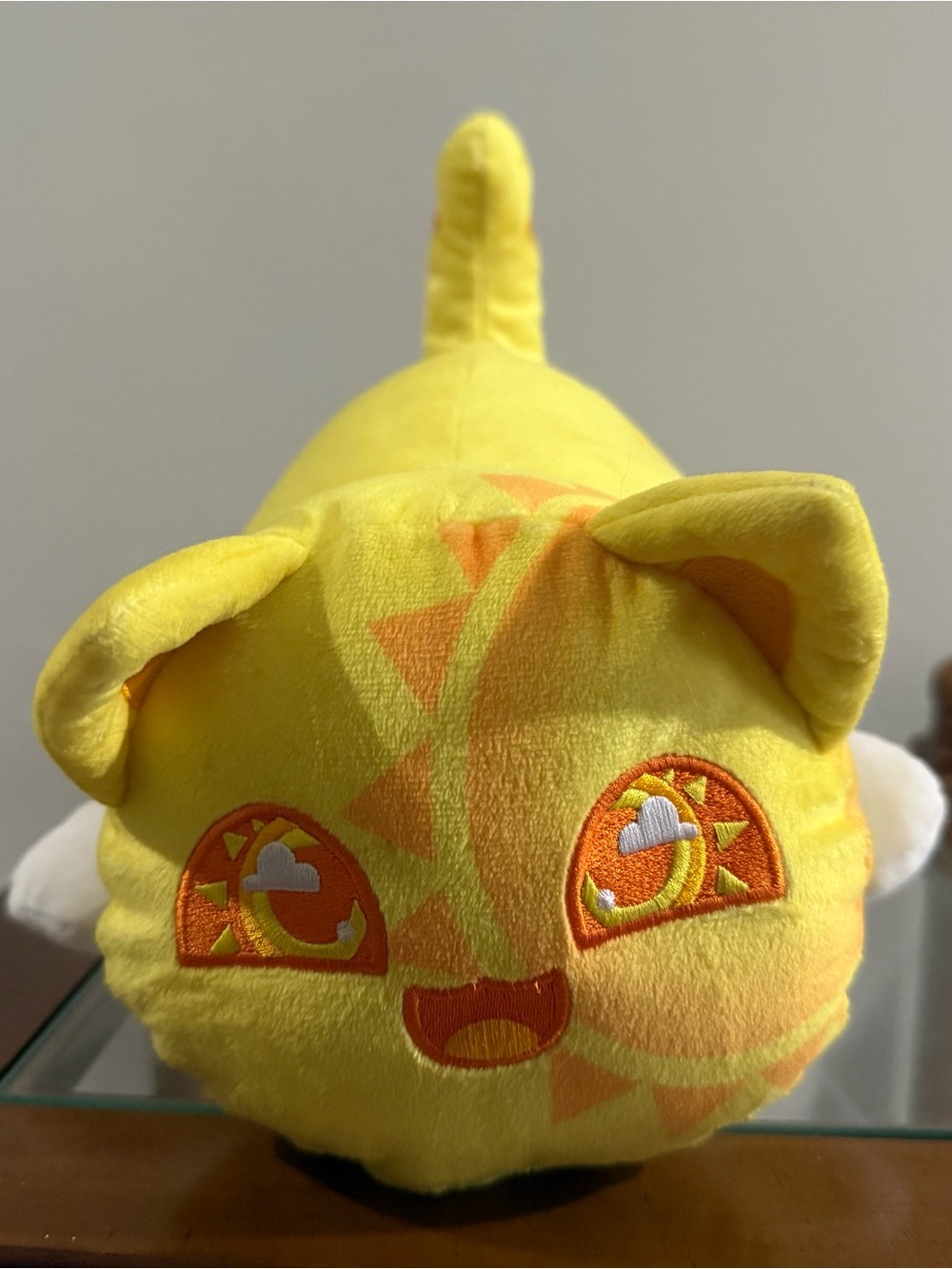 Yellow Sun Cat Plush Toy